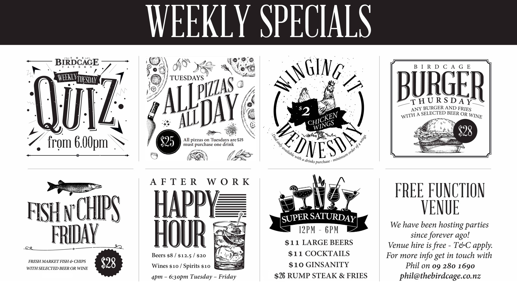 Weekly Specials